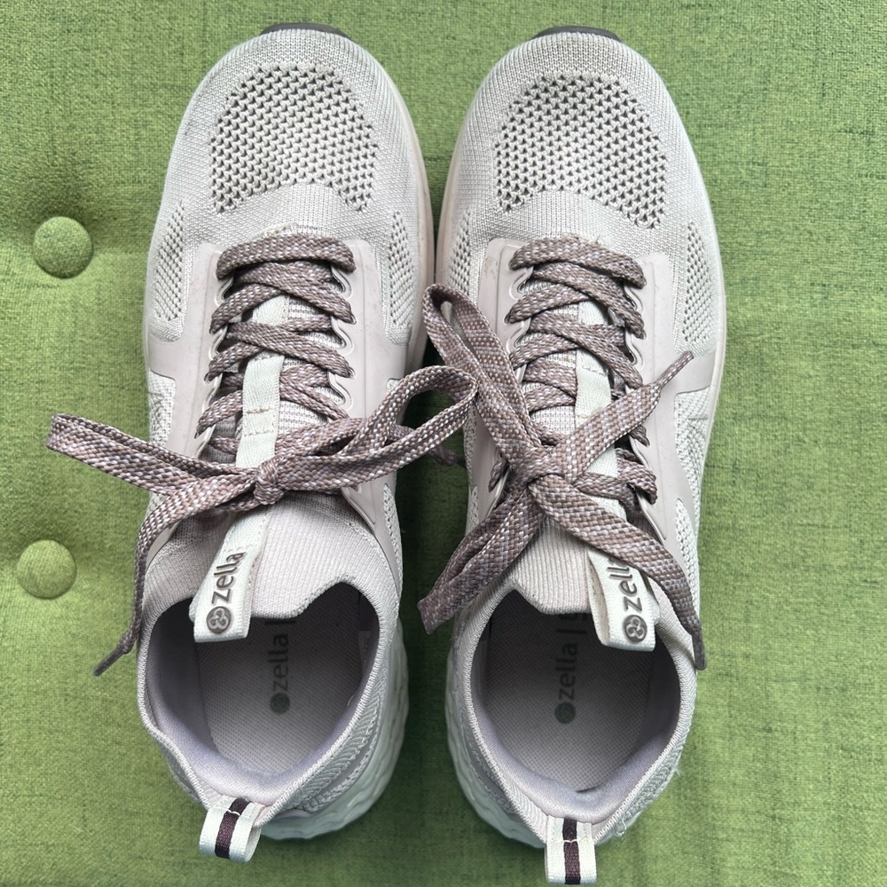 Zella Lifestyle Lace Up Knit Sneakers